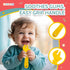 Teething Tools Teether for Baby - 5 Premium Food-Grade Silicone Baby Boy Teething Toys, 2 Straps for Safety and Travel Bag Baby Tool Toys Provide Soothing Relief and Healthy Development.