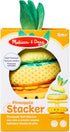 Melissa & Doug Multi-Sensory Pineapple Soft Stacker Infant Toy, Stacking Toys for Babies