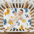 Caikeny 27 39 Fitted Crib Sheet for Boys Girls Cute Ducks Baby Crib Sheets Polka Dots Bassinet Sheets Crib Mattress Bed