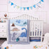 La Premura Baby Crib Bedding Set for Boys Dinosaur 3 Piece Standard