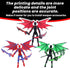 MIGESS 13 Figure,Dummy 13,Articulated 3D 13 Titan Robot Action Robot with Demon Wings, Printed robo Action Figure