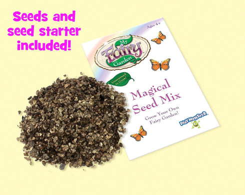 My Fairy Garden Nature Cottage Toy Figurine and Plant Kit - Grow Your Own Magical Garden with Fairy Isla, Ages 4+