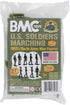 BMC Marx Plastic Army Men Marching US Soldiers - 27pc Green WW2 Figures, US Made