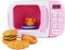 Boley Pink Microwave Playset - 11 Pc Light & Sound Pretend Play Kitchen Toys Set for Kids Ages 3+