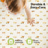Pack and Play Sheets Fitted, 2-Pack Mini Crib Sheets, Organic Fitted for Pack N Play Mattress, Construction
