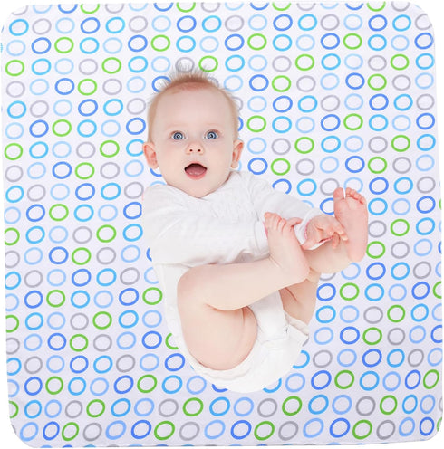4 30x30 Inches (Style-8) Gina Era Unisex Baby Cotton Flannel Receiving Blankets, Baby Blankets Pcs, Baby Swaddle