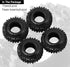 INJORA 1.3" Tires - S5 Cling On Tires 70 * 26mm for SCX24 TRX4M AX24 1/18 1/24 Micro Crawler