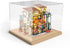 Hands Craft Miniatures Dollhouse Display Case | Acrylic Dust Cover & Wooden Base | Protective, Dust-Free Display |