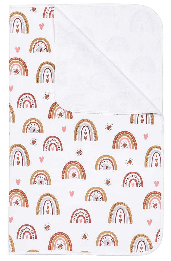ROCCED Baby Bed Pad Waterproof Washable Reusable 31"x40" Large Toddler Mattress Protector