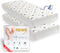 NEWO SELECT Waterproof Crib Mattress Protector Sheets,%100 Cotton Fabric, Absorbent Crib/Toddler Mattress Protector, Quilted,