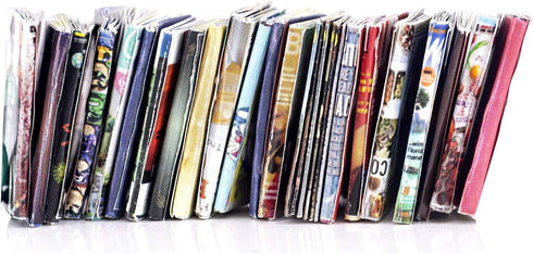 Dollhouse Miniatures Magazine Books, Mini Books Model Accessories 1:12 Scale for DIY Puzzle Project