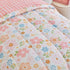 Joyreap 4 Set Set, Piece Cotton Toddler Bedding for Girls, Pink Flowers Design, Soft n Breathable Cotton Toddler