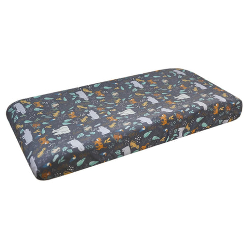 Copper Pearl Premium Knit Changing Pad Cover: Soft, Stylish, Universal Fit for All Standard Diaper Pads, Bengal