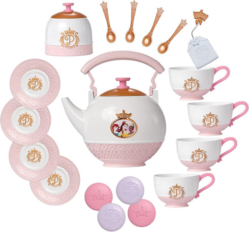 Disney Princess Style Collection Tea Set for 4! Includes 21 Pieces [Amazon