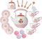 Disney Princess Style Collection Tea Set for 4! Includes 21 Pieces [Amazon