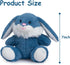 7 inch HollyHOME Easter Bunny Stuffed Animal Stuffed Bunny Plush Soft and Cuddly Stuffed Rabbit Easter Gift for Kids