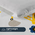 Set 4 Set Wake In Cloud - Toddler Bedding for Boys, Construction Car Excavator Truck, Pieces Soft Crib Bed Including