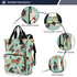 SUABO Seamless Backpack A Of Horese Pattern Baby Diaper Bag Large Bag Waterproof Travel Diaper Bags for Moms and Dads