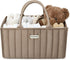 Blissful Diary Muslin Changing Pad Cover and Baby Diaper Caddy Organizer Bundle