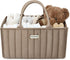 Set Muslin Nursing Cover & Diaper Caddy Organizer in Agreeable Gray