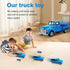 AGSIXZLAN 4Pcs 2 3 4 5 6 7 8 Girls,1:32 Truck Toy for Toddlers Year Old Boys Alloy Toddlers Car Toy Driveable,Car Door