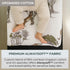 2 Pack Pobi Baby - Premium Quality Changing Pad Cover - Ultra-Soft Cotton Blend, Stylish Animal Woodland Pattern, Safe
