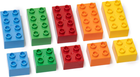 Big Building Blocks for Kids - STEM Toy, Classic Large Bricks, Compatible with All Major Brands, 50 Pieces