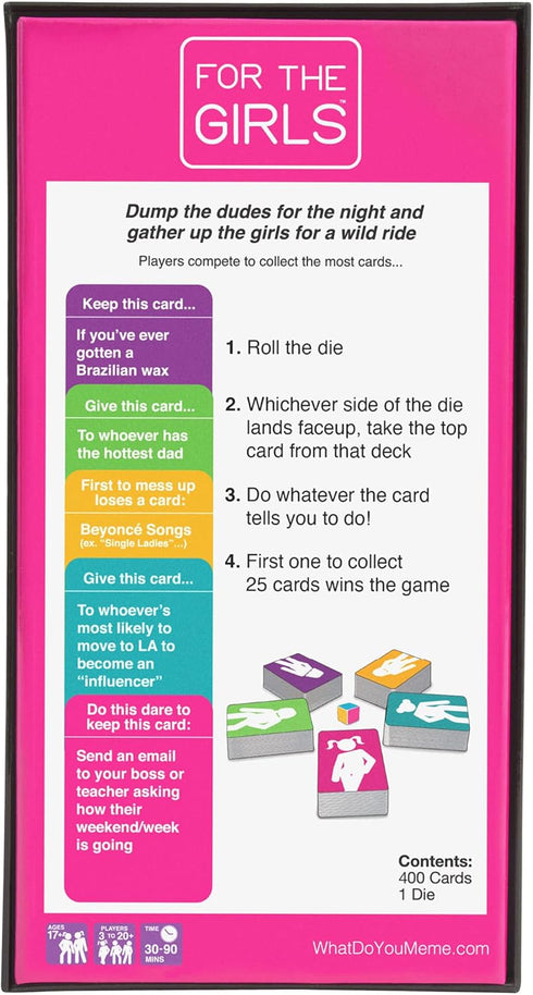 WHAT DO YOU MEME? for The Girls Card Game — Ultimate Bachelorette Party Game, Girls Night Out by Relatable