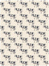miaozhen 1 Pack 52x28 Cotton Crib Sheets for Baby Boys Girls Comfy Breathable Illustration Cow Ivory Muslin Toddler