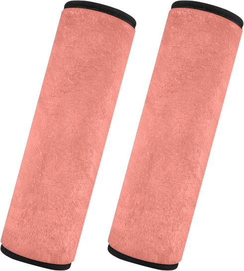 UMIRIKO 2 Pack Salmon Car Seat Belt Pad Covers Safety Seatbelt Strap Shoulder Pads for Adults Children Universal S
