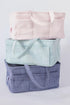 Diaper Caddy Organizer - Baby Pink Curdoroy Baby Storage Bin for Nursery & Car | Baby Shower Basket & registry