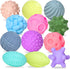 12 Pack Sensory Balls for Toddlers 1-3, Textured Multi Ball Set for Babies 6-12 Months, Soft Sensory Squeeze Toys