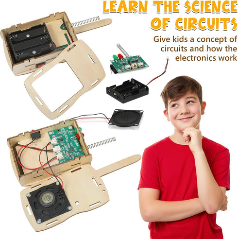 8-12 12-14 9-12 8 9 10 11 13 Stem Projects Walkie Talkies Toys for Boys Age Science Kit Building Own DIY Electronics