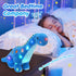 14" Houwsbaby Blue Musical LED Dinosaur Stuffed Animal Floppy Diplodocus Plush Toy Singing Light Up Adorable Long Neck