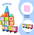 Magnetic Tiles, 100PCS Building Blocks Set for Kids, STEM Sensory Educational Toys with 2 Cars for Ages 3-9
