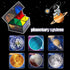 2 in 1 Kids Fidget Toy Magic Cube with Colorful Planet Pattern for Boys & Girls Solar System