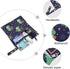 Burbuja 2 Pack, 2 Dinosaur Wet Dry Bags for Baby Cloth Diaper Waterproof Reusable Wet Bag with Zippered Pockets