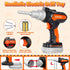 Set 56 Set 3-5 Kids Tool Toys, Pcs Toddler Tool with Toy Chainsaw & Electronic Drill,Vest, Pretend Play Kids