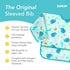 Bumkins Bibs, Baby and Toddler Girls and Boys, Long Sleeve, Lightweight Waterproof Fabric Smock