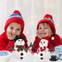 BANBBUR 9Pack Build a Snowman Kit Snowman Crafts for Kids,Modeling Clay Snowman DIY Kit, Christmas Stocking Stuffers for Kids,Christmas Crafts Xmas Gift by BANBBUR