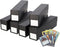 BCW QuickFold Card Boxes for Sleeved Cards, 6 Pack, Magnetic Closure Storage Box for 500 to 1200 Cards