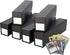 BCW QuickFold Card Boxes for Sleeved Cards, 6 Pack, Magnetic Closure Storage Box for 500 to 1200 Cards