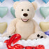 MorisMos Giant Teddy Bear - Large 3ft Beige Plush Stuffed Animal for Kids and Girlfriend