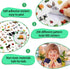 Farm Animal Stickers for Kids, 400Pcs Assortment Barnyard Animal Decals for Birthday Party Decorations and School