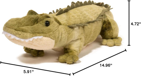 15-Inch Douglas Stream Line Alligator Plush Stuffed Animal - Long