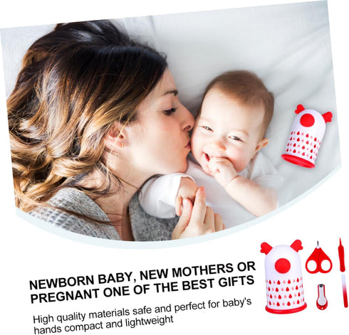 Set MERRYHAPY Nail Care with Clippers, Scissors, and Tweezers for Newborns