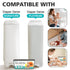 Pails,30 1400 Diaper Pail Refill Bags Compatible with Diaper Genie Easy Roll Signature & Platinum Bags Hold up
