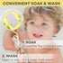 15 Packs 100% Organic Oatmeal Bath Soak for Baby, Kids & Sensitive Skin Economy Washes & Soothes Eczema, Diaper Rash