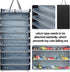 KISLANE Dustproof Hanging Display Case for Toy Cars, Matchbox Cars, Monster Trucks, Rectangular-Black
