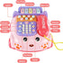 18M+ Baby Phone Toy,Baby Toy Phone Cartoon Baby Piano Music Light Toy Children Pretend Phone, Kids Cell Phone Girl